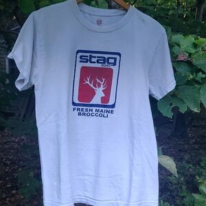 🥦 Graphic Tee, Unisex Small, White